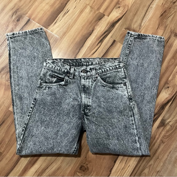 Levi's Other - VTG Men’s Levi’s 505 Black Tab Acid Wash Jeans sz 30x30